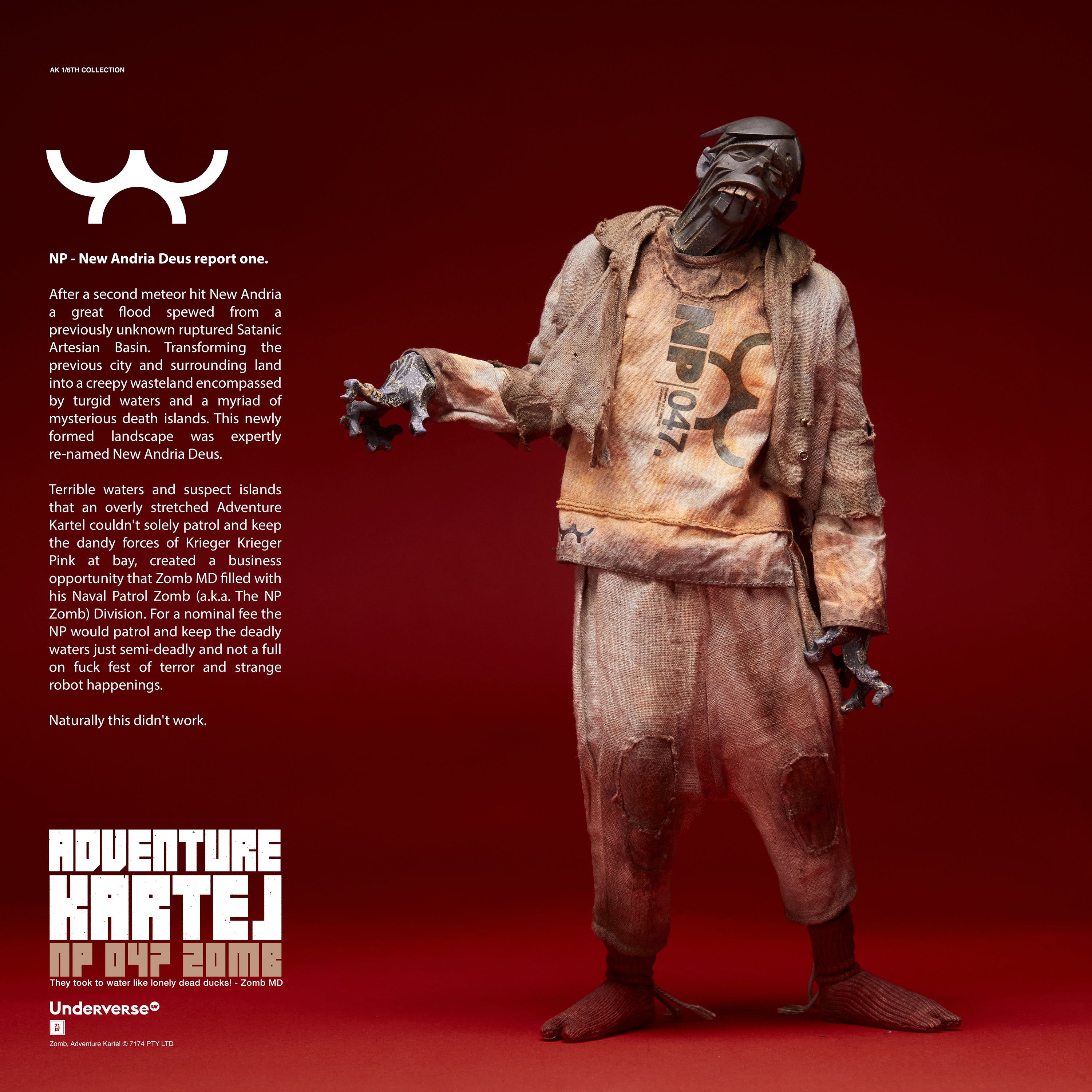 UV UNDERVERSE WASTE GUARD WG PA3 ZOMB Action Figure In Stock